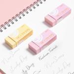 M&G 24 Pcs Pencil Erasers, Assort Color Rectangular Writing Erasers for School Office, Art Erasers for Drawing (Macarons)