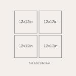 SpecialArt HIGH-END FRAME Wall Art - 4pcs Birds on the Trees of Bloom and Butterfly Pictures Print on Canvas Painting Stretched and Framed for Wall Decor 12 x 12 inch x 4