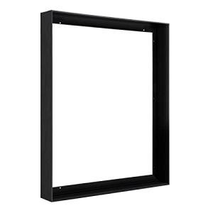 FOLKOR Floating Frame for 20x24 Canvas Painting, DIY Metal Canvas Frame with 1.5 Inch Deep for Oil Paintings Art Prints Artwork Landscape Portrait Living Room Wall Decor (Black)