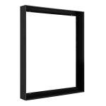 FOLKOR Floating Frame for 20x24 Canvas Painting, DIY Metal Canvas Frame with 1.5 Inch Deep for Oil Paintings Art Prints Artwork Landscape Portrait Living Room Wall Decor (Black)