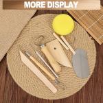 LINPHCEY 8Pcs Clay Sculpting Tools Set Perfect for Polymer Air Dry Modeling Clay Beginners & Professionals Ideal for DIY Pottery & Ceramics Tools for Clay Sculpey Sculpting & Crafting