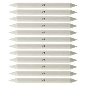 Creative Mark Blending Stumps - Solid Double-Ended Blending Stumps for Blending Charcoal, Pencils, Pastels, and More! - [Size # 4-12 Count]