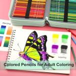KALOUR 256 Colored Pencils Set for Adult Coloring,Soft Core Pencils for Drawing Blending Shading,Gift for Adults Artist Beginners