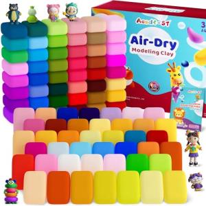 Air Dry Clay 90 Colors, Modeling Clay for Kids, Model Magic Clay, DIY Molding Clay Kit with Sculpting Tools,Soft & Non-Sticky,Art and Crafts Gift for Boys Girls Kids
