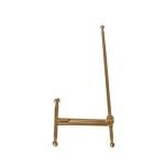 Gold Colored Steel Tabletop Easel by Studio Décor - Decorative Stand for Pictures, Frames, Books, Cards, Plates - 1 Pack