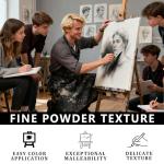 xixisusu Charcoal Powder for Drawing & Art - Ideal for Sketching, Shading & Blending - Professional Artist Grade (4 Ounces)