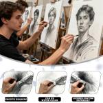 xixisusu Charcoal Powder for Drawing & Art - Ideal for Sketching, Shading & Blending - Professional Artist Grade (4 Ounces)