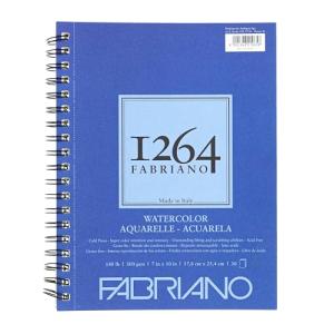 Fabriano 1264 Watercolor Pad, 7 x 10, Bright White
