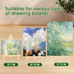 12 Pack 9 Inch Wood Easels, Easel Stand for Painting Canvases, Art, and Crafts, Tripod, Painting Party Easel, Kids Student Tabletop Easels for Painting, Portable Canvas Photo Picture Sign Holder