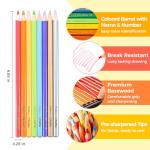 Ohuhu Colored Pencils: 72 Oil-based Drawing Pencils for Coloring Portrait Sketching Landscape, Durable Soft Core, Professional 72 Pack for Artist, Adult & Beginners, Halawa Series