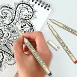 CHARSOCO 01 Micro Pen, Fine Point Pen with 12 Colors, Waterproof Archival Ink, 0.25mm Fineliner Ink Pens for Artist Illustration, Sketching, Anime, Manga, Technical Drawing and Scrapbooking