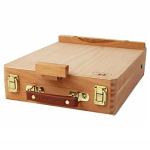 Art Supplies Box Easel Sketchbox Painting Storage Box, Adjust Wood Tabletop Easel for Drawing & Sketching Student (Painting Easel Box)