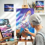 Arteza Metallic Acrylic Paint, Set of 8 Vibrant Essentials Colors 4.06oz Tubes, Rich Pigments, Non Fading, Non Toxic Paints for Artists & Hobby Painte