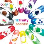 Ooly Scented Yummy Yummy Glitter Gel Pens Set of 12-1.00mm NIB Scented Glitter Pens for Kids and Adults, Art and Stationery Supplies