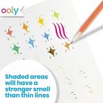 Ooly Scented Yummy Yummy Glitter Gel Pens Set of 12-1.00mm NIB Scented Glitter Pens for Kids and Adults, Art and Stationery Supplies