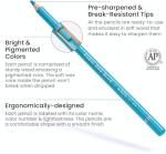 ARTEZA Colored Pencils 72 Soft Wax-Based Color Pencils for Adults & Artists. Pre-Sharpened Drawing Set for Blending, Coloring, Shading & Sketching. Professional Art Supplies in Tin Box, Holiday Gift