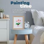 LuwoArte 12 Pack Diamond Painting Kits for Adults – Pot Flowers-Themed Diamond Art Kits – Full Drill DIY Paint Gem Art for Adults – 5D Diamond Painting Kit – Relaxing Craft for Home Wall Décor