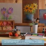 PATIKIL Light Blue Oil Pastels, 24Pcs Soft Oil Crayons Creamy Pastels Stick Art Supplies for Art Painting Drawing Blending Graffiti for Drawing Beginners Artists