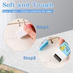 Sooez 12 Pack Pencil Erasers, Cute Erasers Pencil Eraser with Clean up Roller Pencil Eraser Shaving Roller Case Erasers for Party Favors Gift Supplies