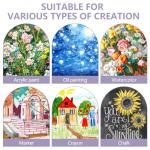 ESRICH Canvas Boards for Painting 12x16 Inch, 3 Pack Canvas for Painting Cotton Primed Acid Free Large Blank Canvas Panels for Oil Paint, Watercolor, Acrylic Paint, Gouache and Tempera.