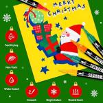 Pagather 72 Colors Acrylic Paint Markers, Dual Tip with Fine Tip and Brush Tip Pens for Stone, Wood, Calligraphy, Canvas, Ceramic, Metal, Glass, Rock Painting, DIY Crafts