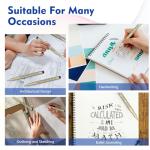 CHARSOCO Black Micro Pens, 12 Sizes in 0.23mm - 5mm, Waterproof Archival Ink, Fine Point Pen for Artist Illustration, Sketching, Anime, Manga and Technical Drawing