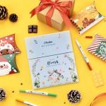 Ohuhu Markers for Adult Coloring Books No Bleeding 100 Colors Coloring Markers Water-based Dual Tips Fineliner & Brush Drawing Pens Art Pens for Kids Adults Sketch Journal - Maui - White