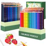 Arrtx 126 Colored Pencil Set Soft Core Coloring Pencils for Adult Color Drawing Blending Shading Sketching, Coloring Pencils Art Supplies for Artists Adults Beginners