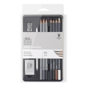 Winsor & Newton Studio Collection Artist Pencils, Sketching Pencils, Set of 10