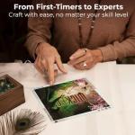 CRAFTHUB Wicked Diamond Art – Everyone Deserves The Chance to Fly – 5D Diamond Painting Kit & Tools – with Big Trays & Light Pens – Officially Licensed Merchandise – 25.6' x 15.7"