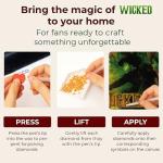 CRAFTHUB Wicked Diamond Art – Everyone Deserves The Chance to Fly – 5D Diamond Painting Kit & Tools – with Big Trays & Light Pens – Officially Licensed Merchandise – 25.6' x 15.7"