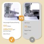 Yoment 5.5" x 8.5" Sketch Book, Small Sketchbook for Drawing, 100 Sheets(68 lb/100gsm) Hardcover Spiral Sketch Pad for Kids with Pencil Art Sketchbook Drawing Paper Pad Book for Adults Artists,Purple