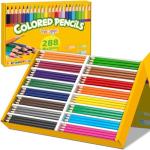 YEGEER 288 Count Colored Pencils Bulk, 16 Assorted Colors, Pre-sharpened Coloring Pencils Set for Kids and Adult, Teachers Essential Classroom Prizes, Back to School Supplies