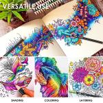 iBayam 123-Pack Colored Pencils Set with 3-Color Sketch Book, Coloring Pencils for Kids, Art Supplies Sketching Kits, Professional Artist Drawing Pencils for Artists, Adult