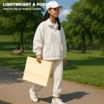 Tabletop Easel for Painting, 13.8"x11.4" Adjustable Portable Art Easel Includes Art Painting Papers, Sketch Papers and Masking Tape, Pinewood Drawing Board for Canvas, Books and Artwork