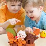 Cutedeer Air Dry Clay Kit, 36 Colors Modeling Clay for Kids, Soft Squishy Molding with Sculpting Tools and Tutorials, Arts Crafts Gift for Boys Girls