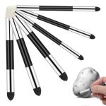 Artist Blending Sponge Pen 6pcs Double Headed Washable Rubbing Sponge Brush Sketch Wipe Reusable Blending Stump Drawing Art Blenders for Highlight Shadow Detail Correcting Tool