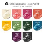 FolkArt, Artisan, Multi-Surface Acrylic Craft Paint Set, 10 Piece, Satin Finish Colors, Perfect for DIY Arts and Crafts Projects