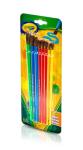 Crayola Kids Paint Brush Set (8ct), Painting Supplies for Kids, Assorted Sizes, Kids Arts & Crafts Supplies for Elementary & Preschool