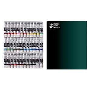 Turner Acrylic Paint Set Artist Acryl Gouache - Super Concentrated Vibrant Acrylics, Fast Drying, Velvety Matte Finish - [Set of 36 | 20 ml Tubes]