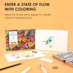 Grabie Watercolor Paint Set, Watercolor Paints, 168 Colors, Painting Set of Coloring Book, Water Brushes and Drawing Pencil, Art Supplies, Perfect Starter Kit for Watercolor Painting