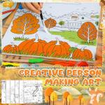 Sherr 20 Pcs Stretched Pre Drawn Canvas Afro Queen Black Art for Painting for Adults Outline Pre Drawn Stretched Cotton Canvas to Paint Party Set, 8 x 10'' (Autumn)