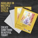 U.S. Art Supply 9" x 12" Premium Heavy-Weight Oil Painting Pad (2 Pack, 30 Sheets Total) - 90lb (190gsm) - Oil Pastel Paper for Students and Adults