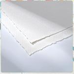 50 Sheets Deckled Edge Paper 4 x 6inch, 160 GSM Handmade Paper Rough/Textured Watercolor Paper for Wedding Invitations, Cards, Crafts