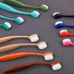 Yoseng 12 Pack Colored Mini Ink Blending Brushes Blenders,Small Ink Blending Tool for Card Making,Craft Broad Application Assortment Paper Crafter Color Code Handle (Brush Head Size 0.5 Inches)