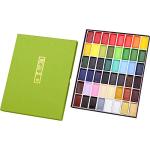 Kuretake GANSAI TAMBI Watercolor paint set 48 Colors, Professional-quality art supplies for artist, drawing, sketch, Non-Toxic, Made in Japan