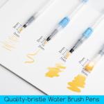 MEEDEN Travel Watercolor Paint Set: Portable 42 Assorted Water Colors Paint Kit with 4 Brushes