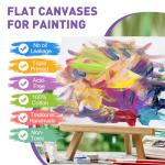 ESRICH Canvases for Painting 11x14, 30 Pack Canvas Boards for Painting Cotton Primed Acid Free Blank Canvas Panels for Oil Paint, Watercolor, Acrylic Paint, Gouache and Tempera.