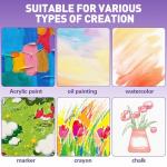 ESRICH Canvases for Painting 11x14, 30 Pack Canvas Boards for Painting Cotton Primed Acid Free Blank Canvas Panels for Oil Paint, Watercolor, Acrylic Paint, Gouache and Tempera.