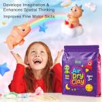 FlyFlag Air Dry Clay - 100 Colors, Soft & Ultra Light, Modeling Clay for Kids with Tools and Tutorials